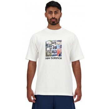 New Balance  T-Shirts & Poloshirts Hoops graphic t-shirt günstig online kaufen