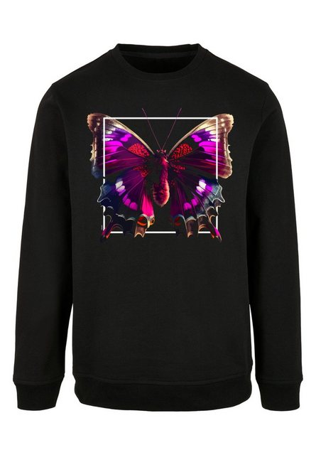 F4NT4STIC Kapuzenpullover Pink Schmetterling CREWNECK Print günstig online kaufen