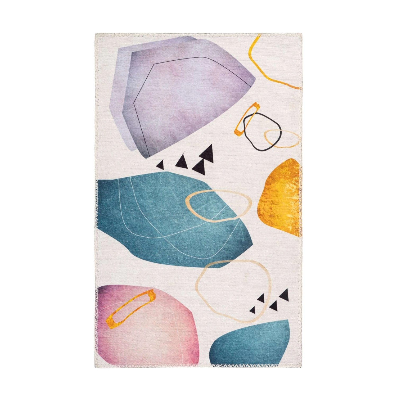 MeGusta Flachflor Teppich Modern Multi Polyester 160x230 cm Fabiana günstig online kaufen