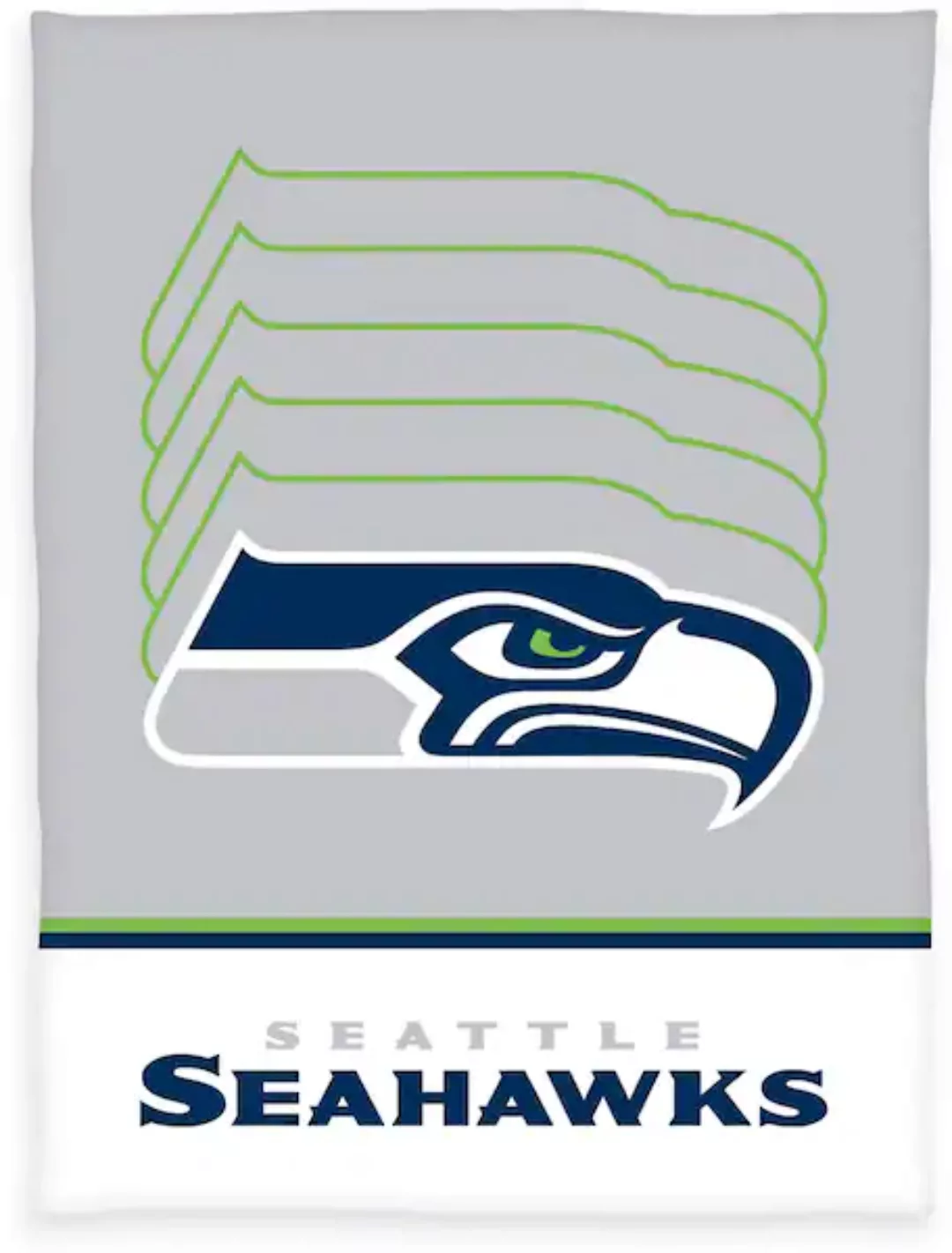 NFL Wohndecke »Seattle Seahawks«, mit tollem Super Bowl Motiv, American Foo günstig online kaufen