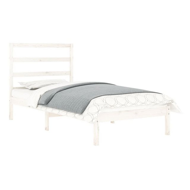 vidaXL Bett Massivholzbett Weiß 90x190 cm günstig online kaufen