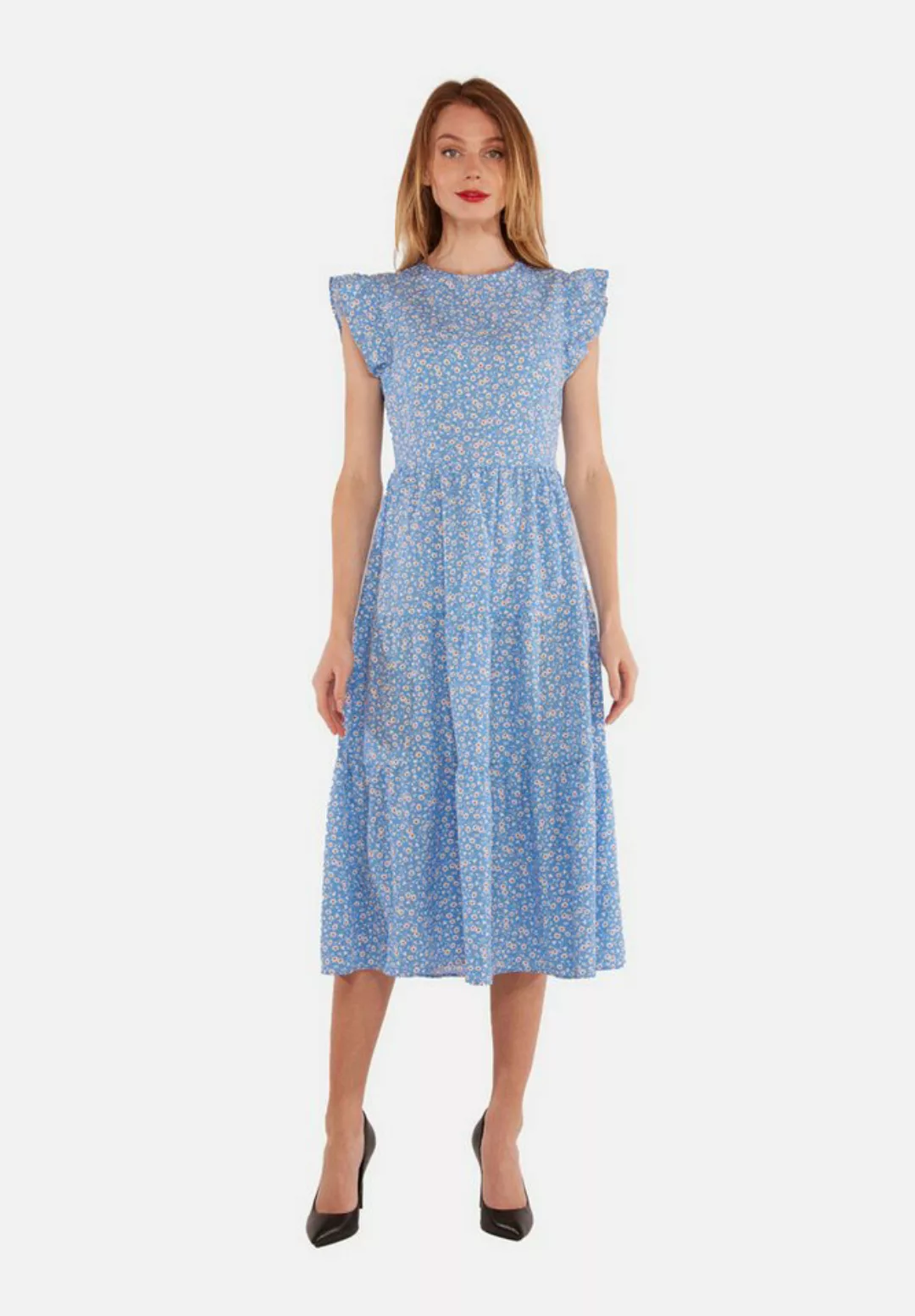 Tooche Sommerkleid Blümchen Kurze Ärmel günstig online kaufen