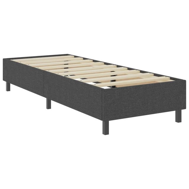 furnicato Bettgestell Boxspring-Grau Stoff 90x200 cm (1-tlg) günstig online kaufen