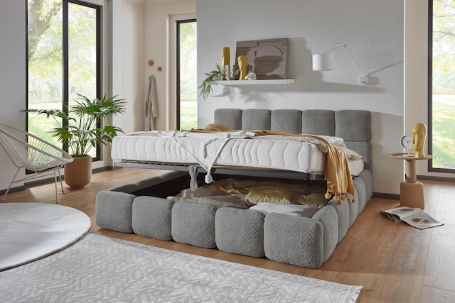 ATLANTIC home collection Polsterbett ""Jane" mit großen Stauraum", luxuriou günstig online kaufen