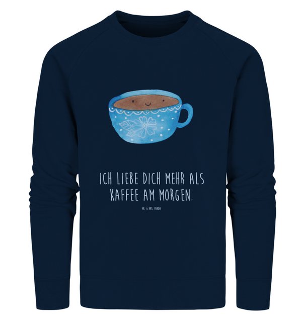 Mr. & Mrs. Panda Longpullover Größe XL Kaffee Tasse - French Navy - Geschen günstig online kaufen