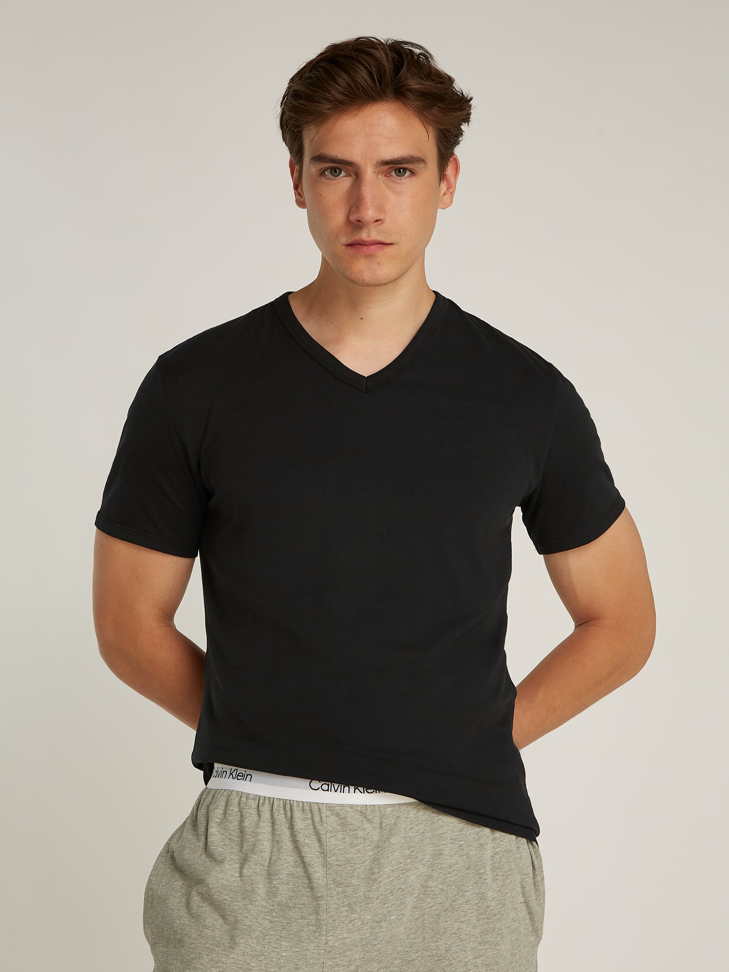 Calvin Klein Underwear T-Shirt "S/S V NECK 3PK", (Packung, 3 tlg., 3er-Pack günstig online kaufen