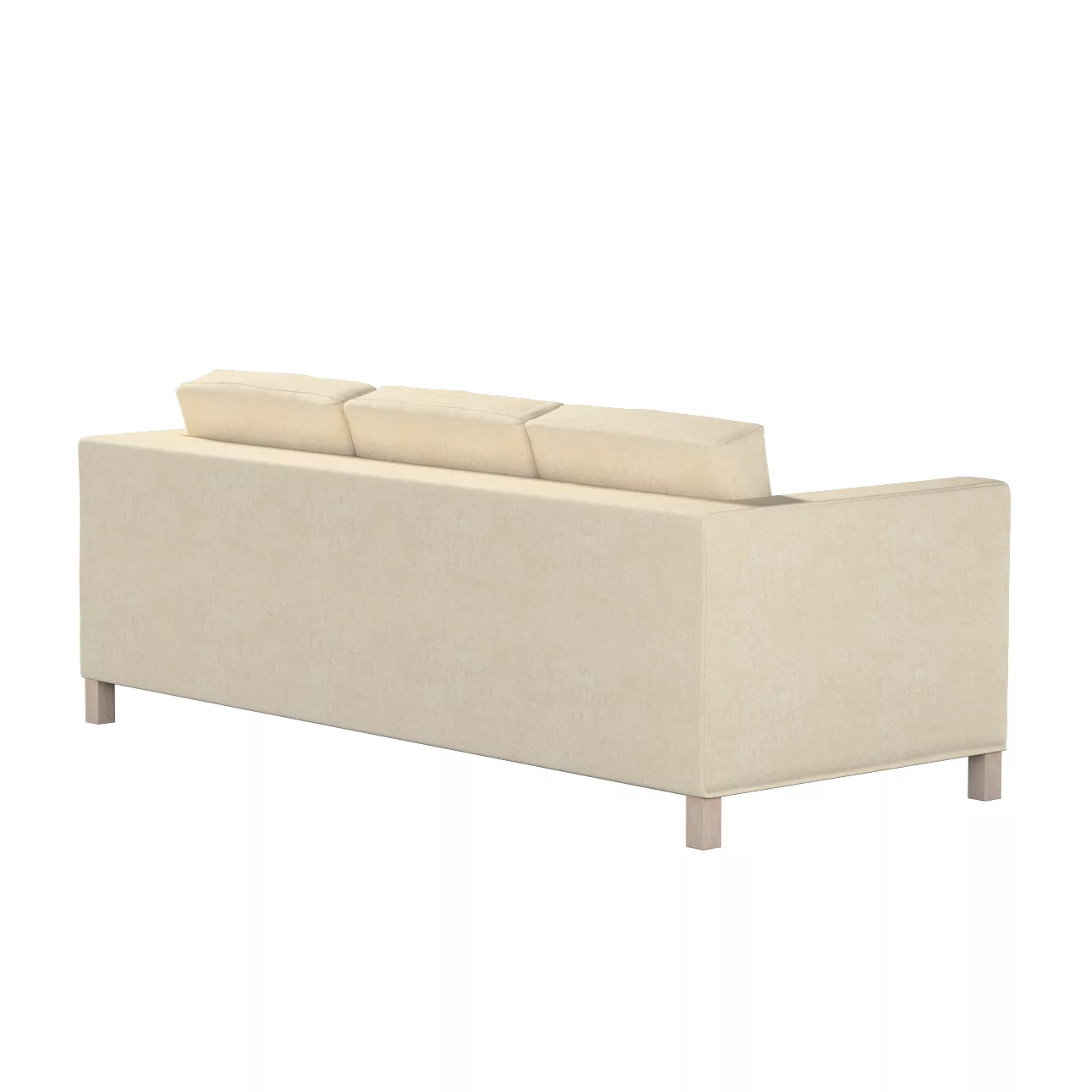 Bezug für Karlanda 3-Sitzer Sofa nicht ausklappbar, kurz, grau-beige, Bezug günstig online kaufen