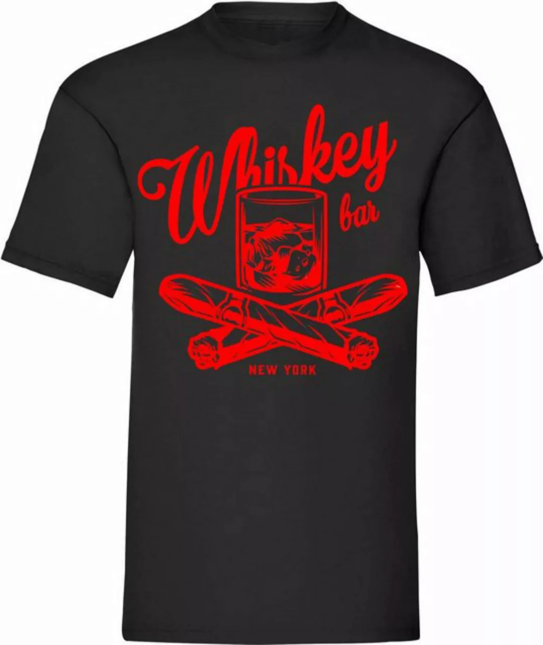 Banco T-Shirt Whiskeyglas aus DTF Druck mit hochwertiger Qualität aus 100% günstig online kaufen