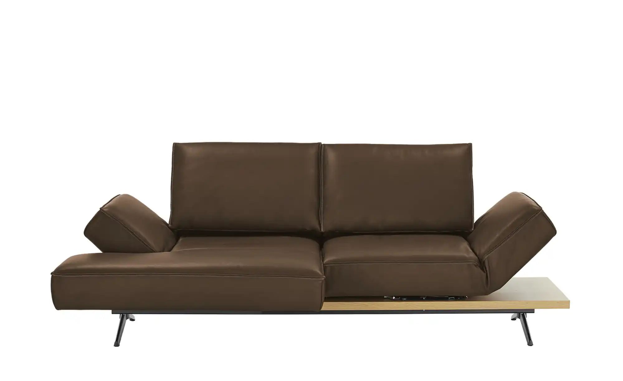 KOINOR Ecksofa Echtleder Phoenix ¦ braun ¦ Maße (cm): B: 240 H: 116 T: 132. günstig online kaufen