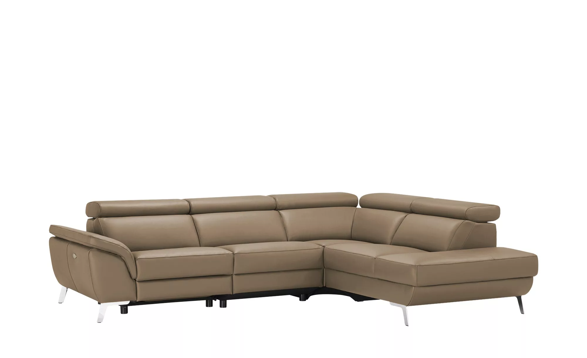 uno Ecksofa Leder  Dallas ¦ braun ¦ Maße (cm): B: 283 H: 74 T: 228 Polsterm günstig online kaufen