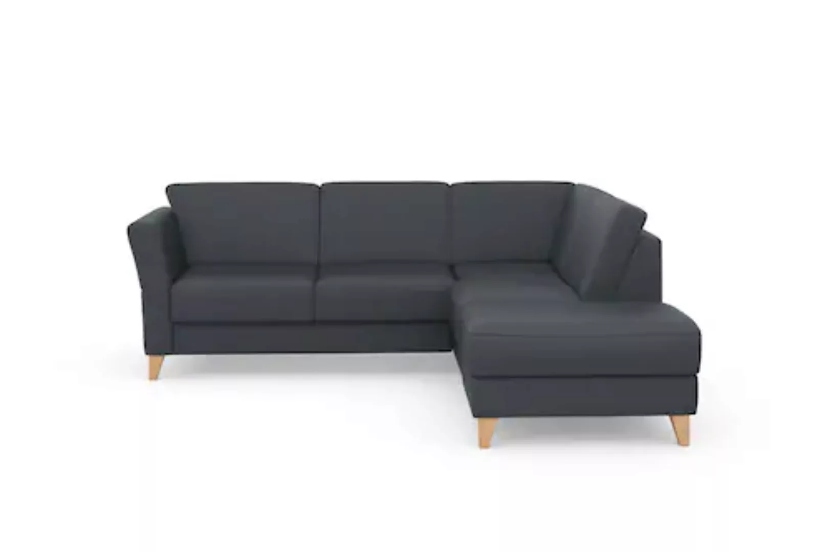 sit&more Ecksofa "Visby L-Form", Wahlweise mit Bettfunktion und Stauraum, f günstig online kaufen