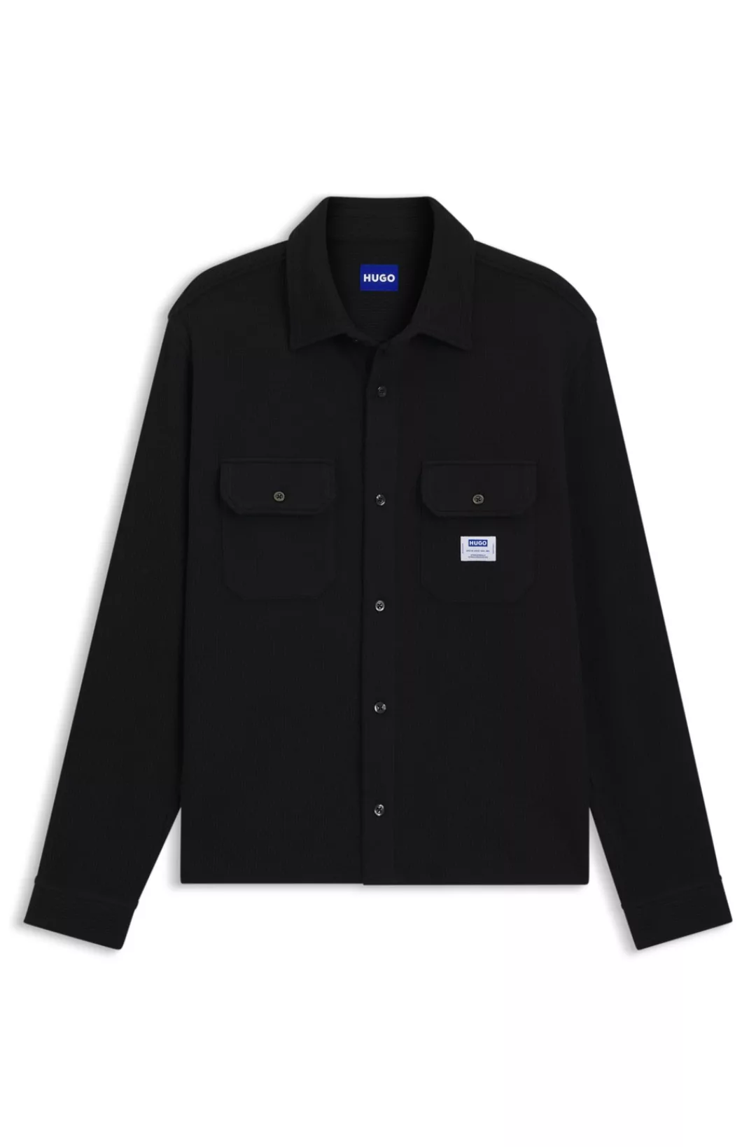 HUGO Blue Langarmhemd "Ekynone", Oversize Fit günstig online kaufen