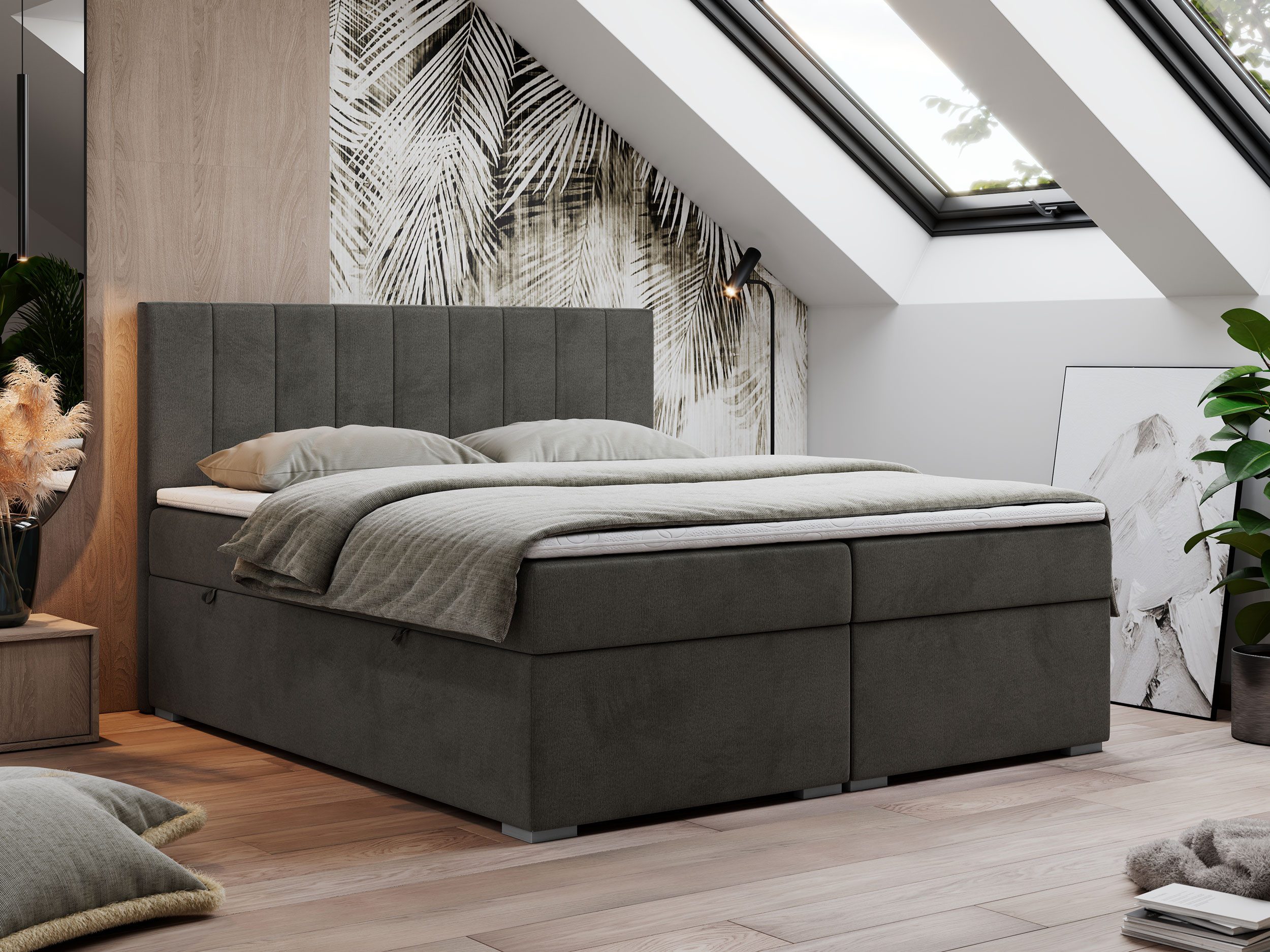 MKS MÖBEL Boxspringbett LOPE (Packung, Set, günstig online kaufen