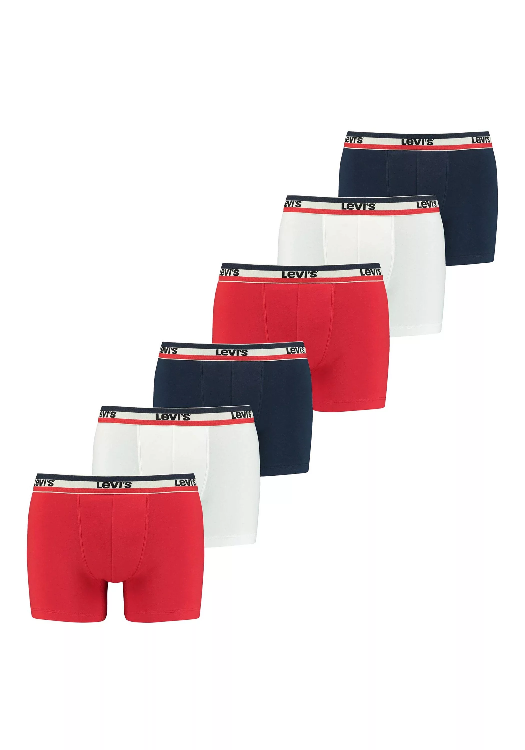 Levis Boxershorts "Boxershort MEN SPRTSWR LOGO BOXER BRIEF 3P 6er Pack" günstig online kaufen