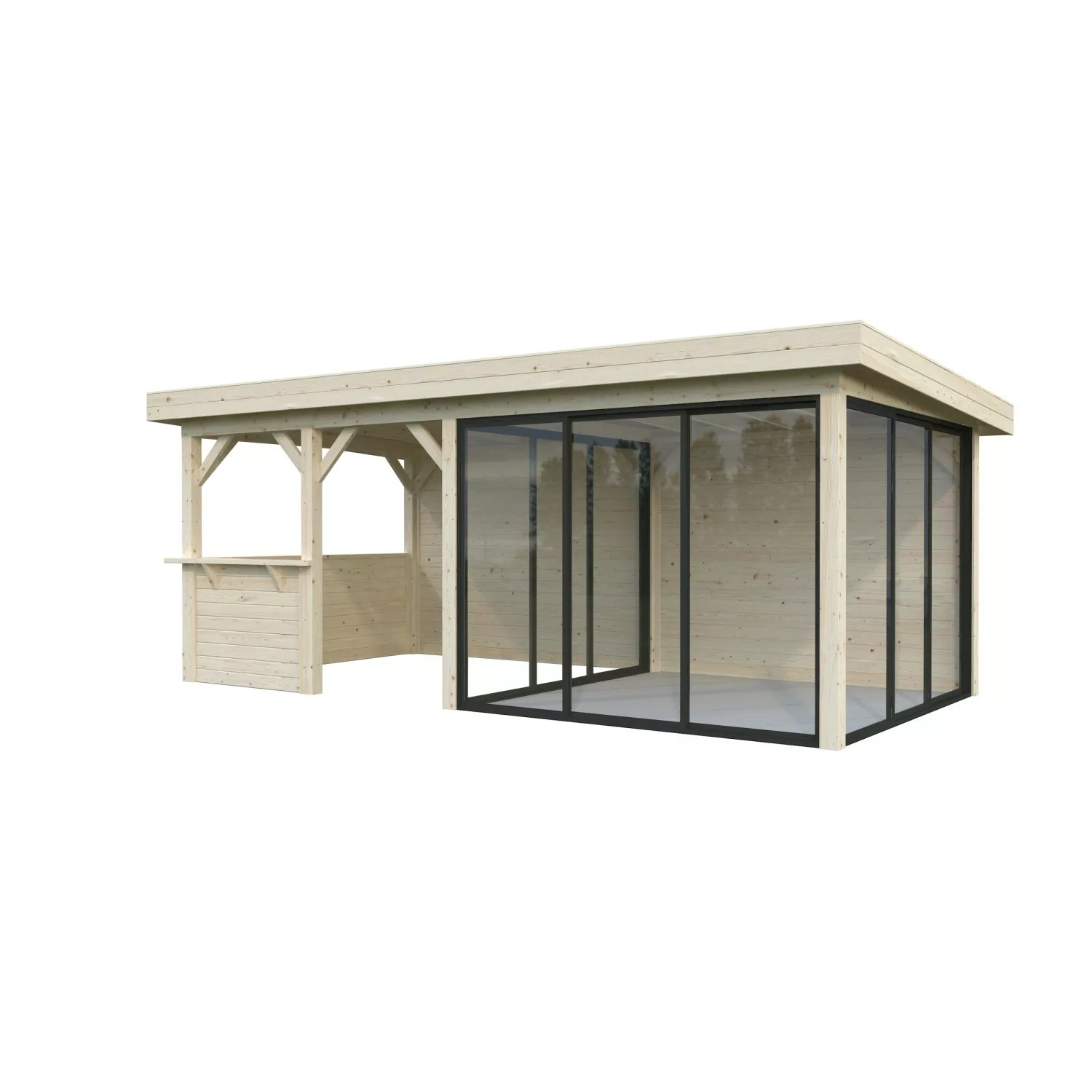 Palmako Pavillon Lenna Set 408 Slide Transparent 588 cm x 300 cm FSC® günstig online kaufen