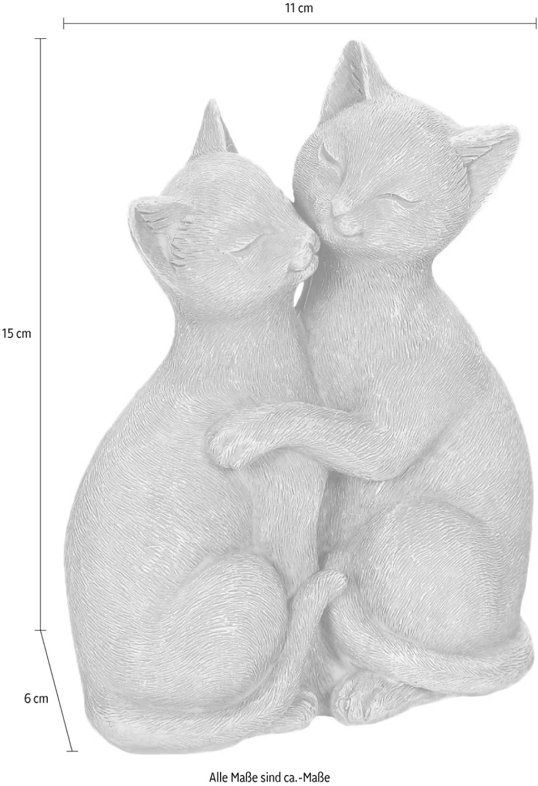 Ambiente Haus Dekofigur "Katzenpärchen", Höhe 15 cm günstig online kaufen