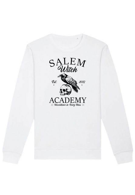 F4NT4STIC Sweatshirt Halloween University Salem witch crow skull Premium Qu günstig online kaufen