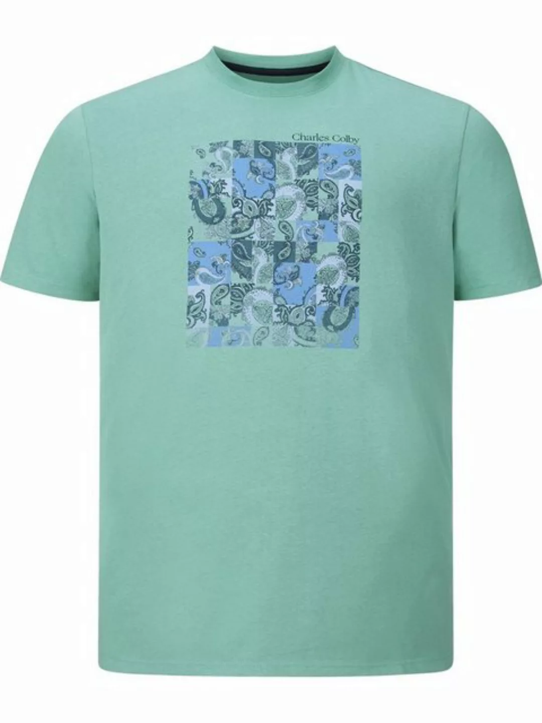 Charles Colby T-Shirt EARL CHALMERS im aufregenden Paisley-Print günstig online kaufen