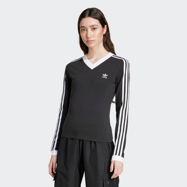 adidas Originals Langarmshirt "V-NECK LS" günstig online kaufen