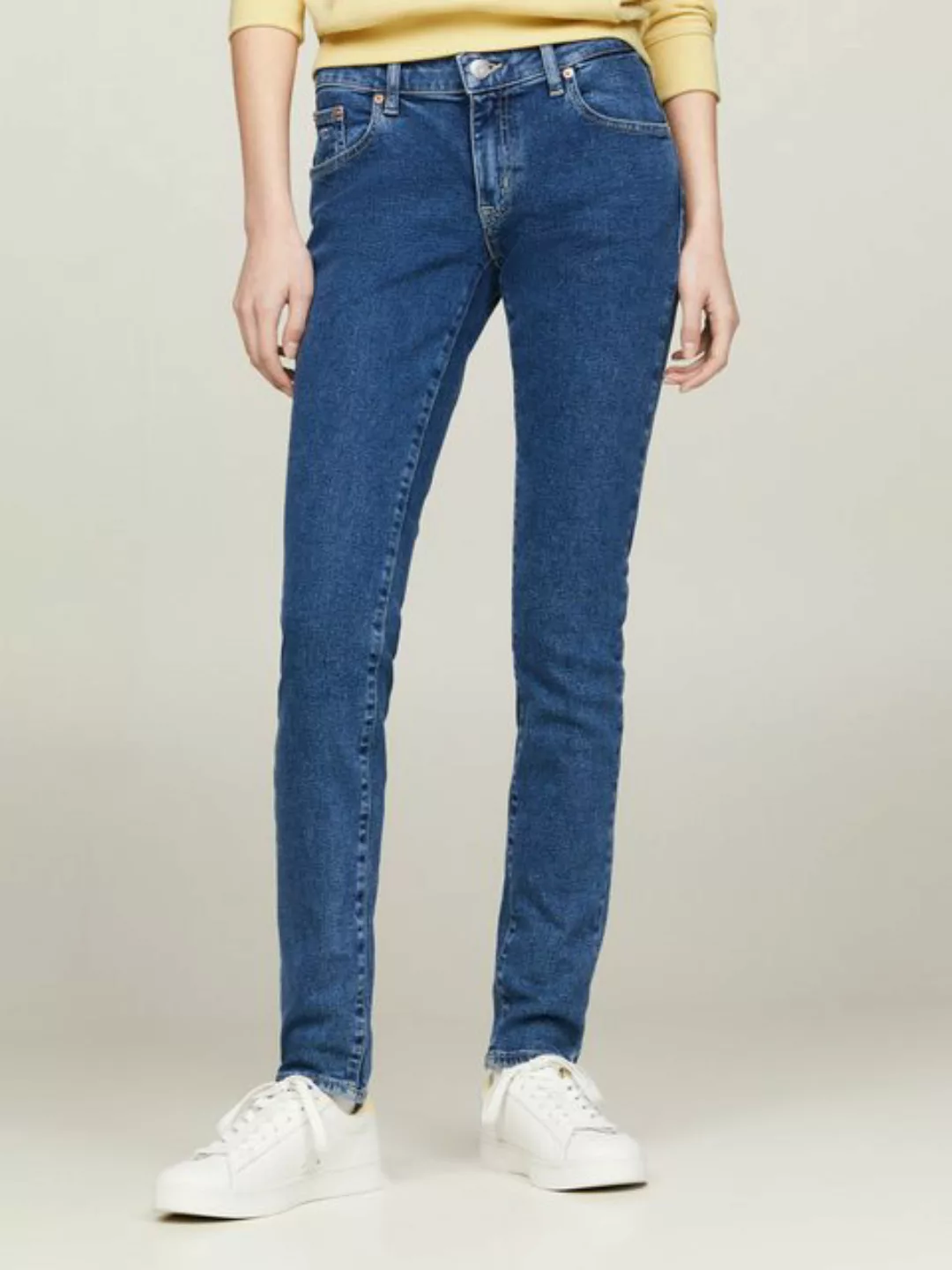 Tommy Jeans Slim-fit-Jeans Skinny Jeans Marken Low Waist Mittlere Leibhöhe günstig online kaufen