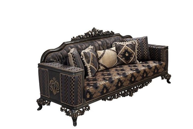 Xlmoebel Sofa Chesterfield 3 Sitzer Designer Sofa Luxus Polster Sofas, 1 Te günstig online kaufen