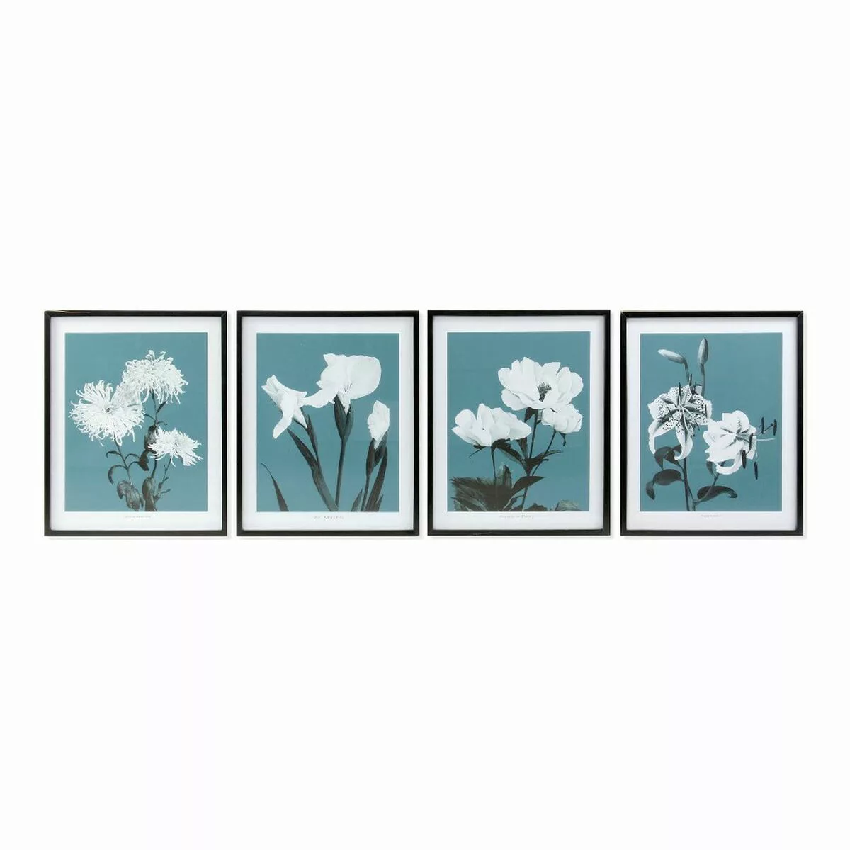 Bild Dkd Home Decor Flowers Blomster Moderne (55 X 2,5 X 70 Cm) (4 Stück) günstig online kaufen
