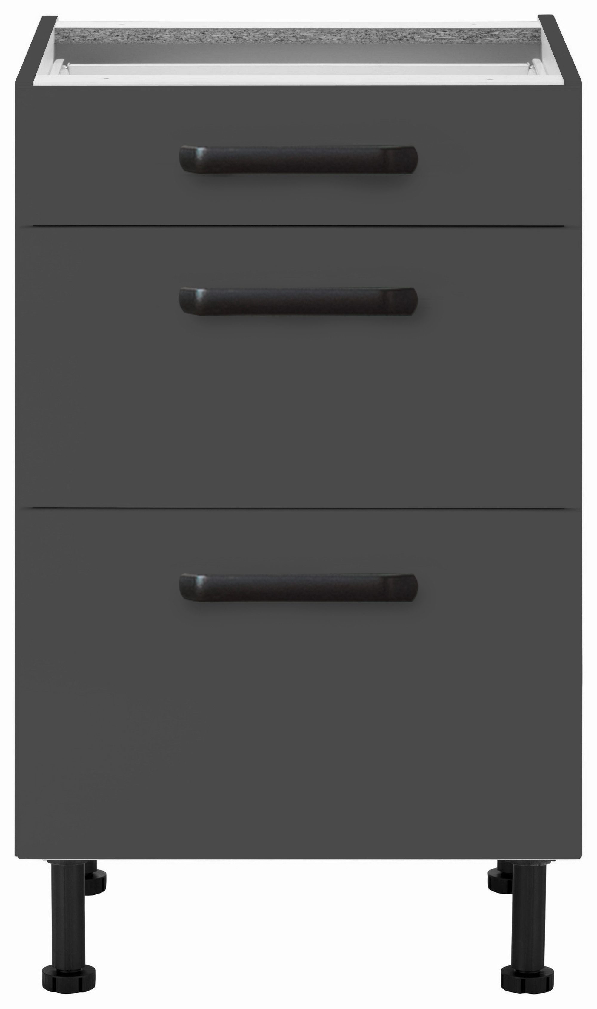 wiho Küchen Unterschrank "Simi", Soft-Close-Funktion in Schubkästen und Aus günstig online kaufen
