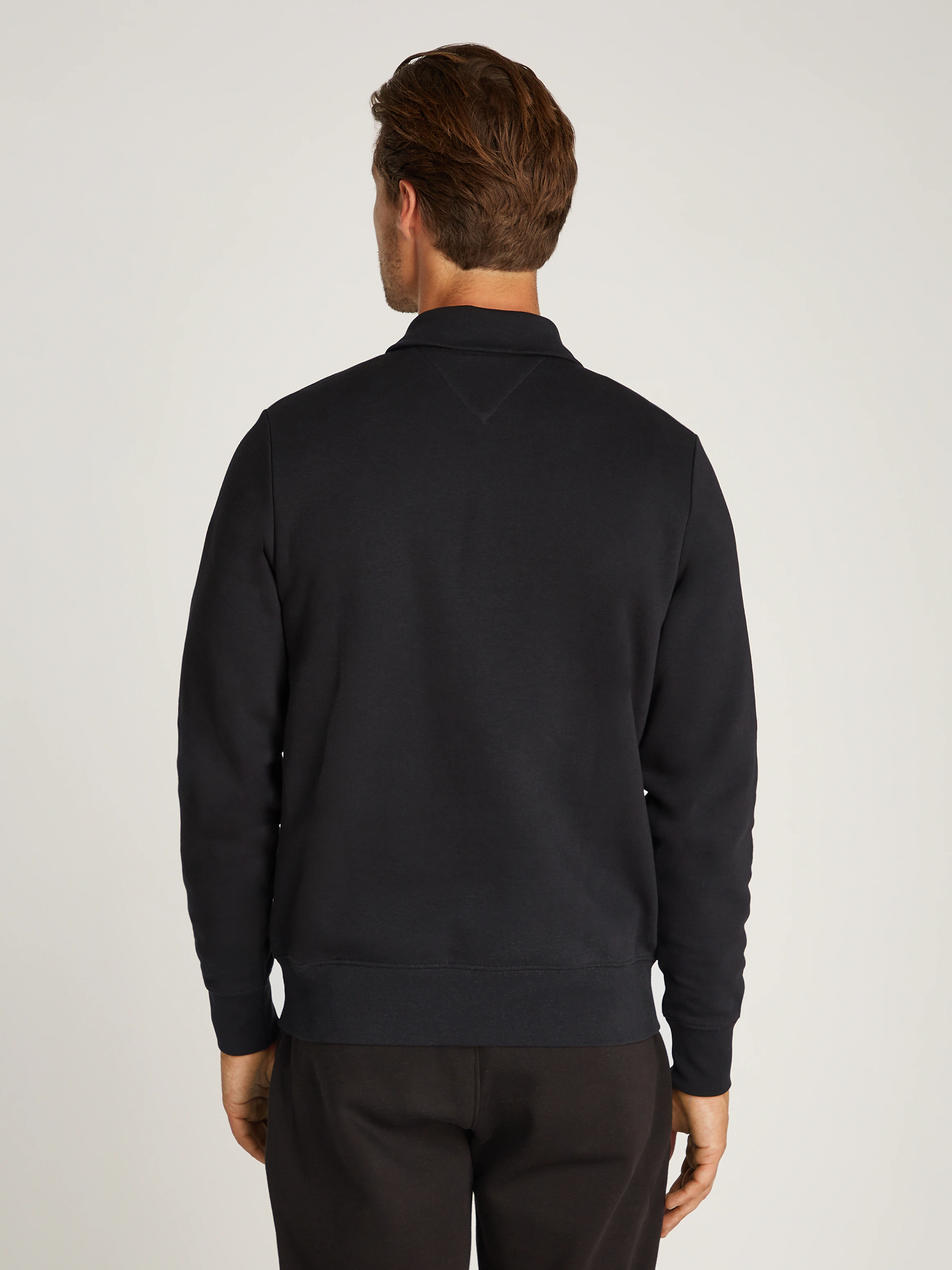 Tommy Hilfiger Sweatshirt ROUNDALL STAND COLLAR ZIP mit Stehkragen und Reiß günstig online kaufen