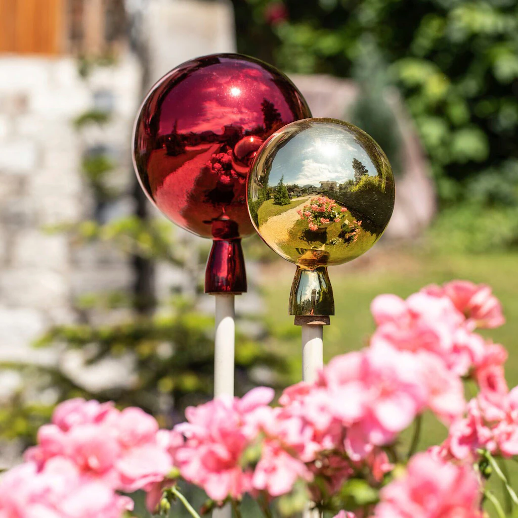 Windhager Gartenfigur, Rosenkugel aus Glas, Ø 16cm günstig online kaufen