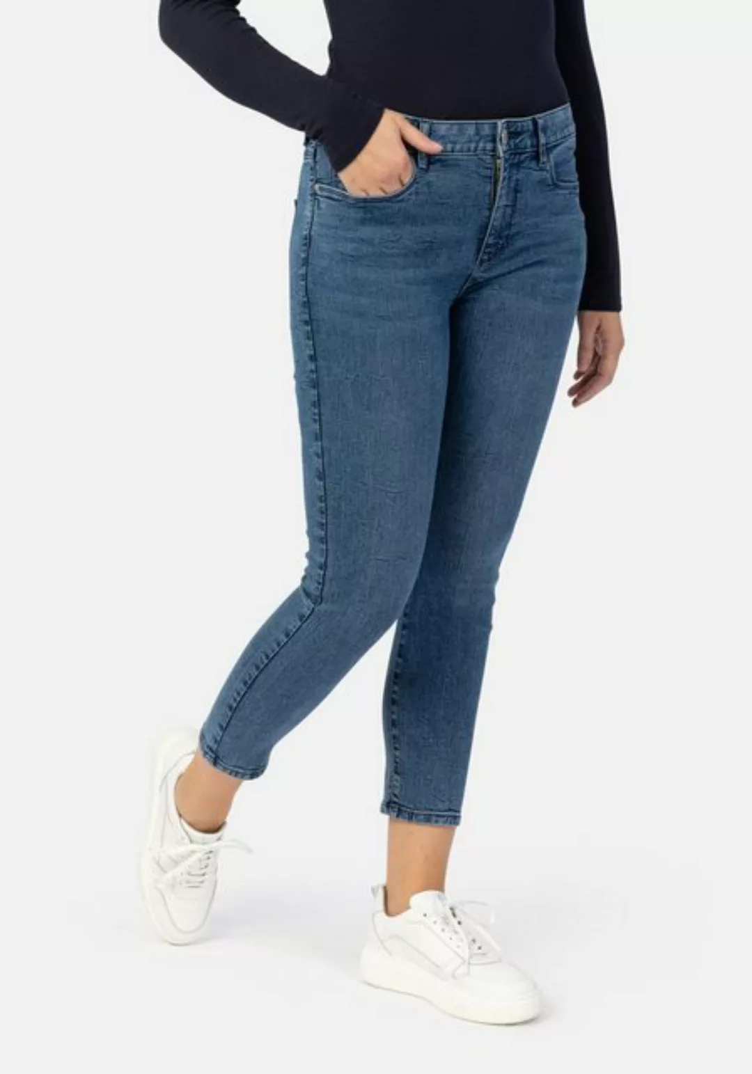 STOOKER WOMEN 5-Pocket-Jeans Florenz Denim heavy used Slim Fit Powerstretch günstig online kaufen