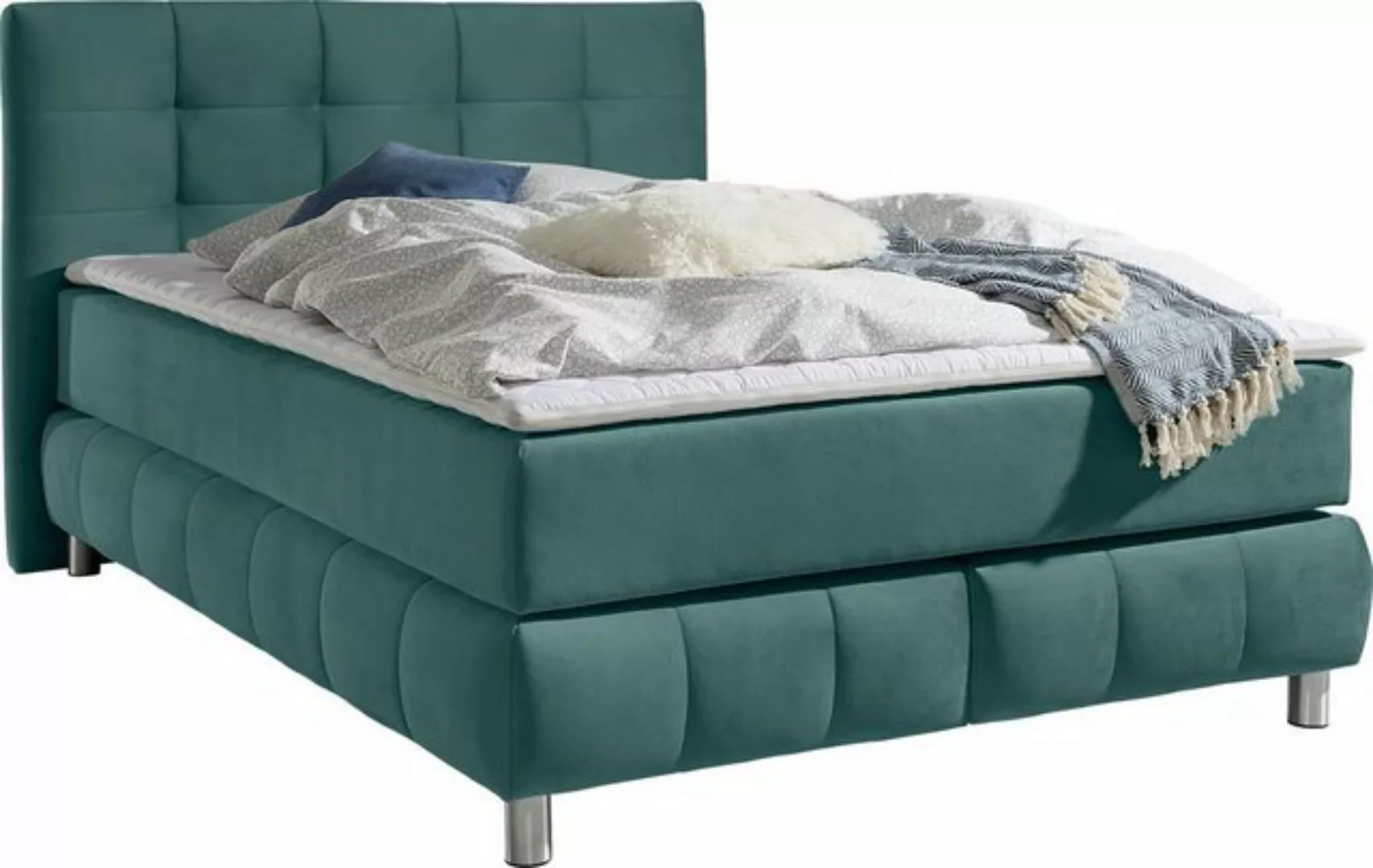 andas Boxspringbett "Salo", incl. Topper, 6 Breiten, 2 Härtegrade, TFK auch günstig online kaufen