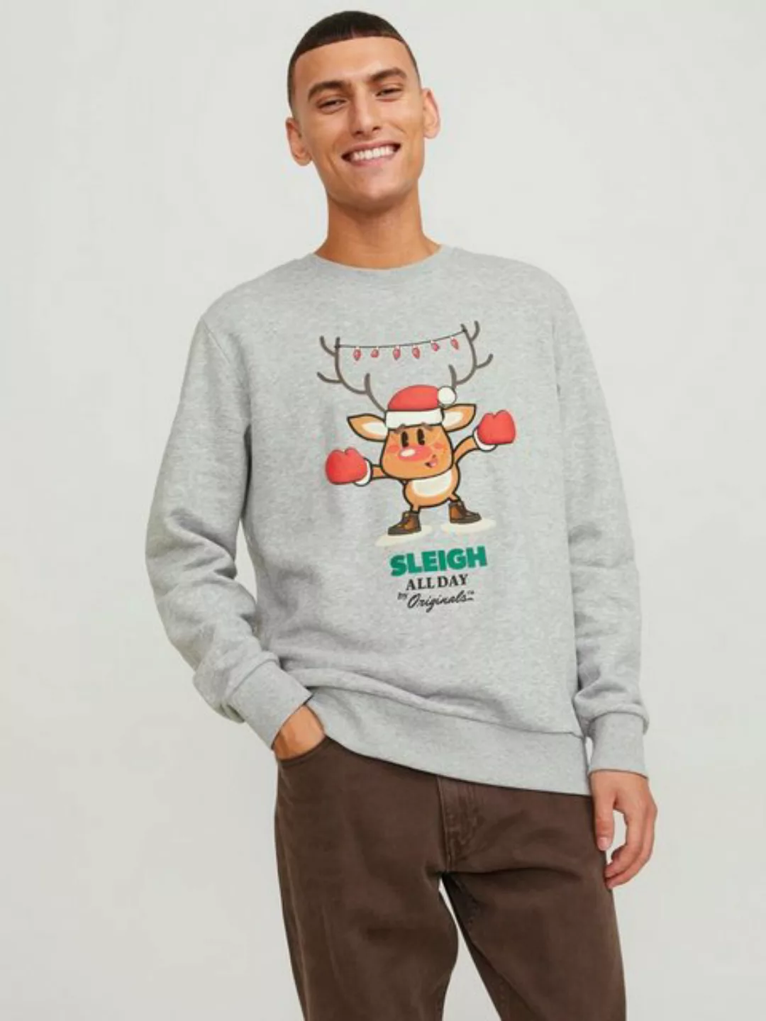 Jack & Jones Sweatshirt JORXMAS SWEAT CREW NECK XMAS günstig online kaufen