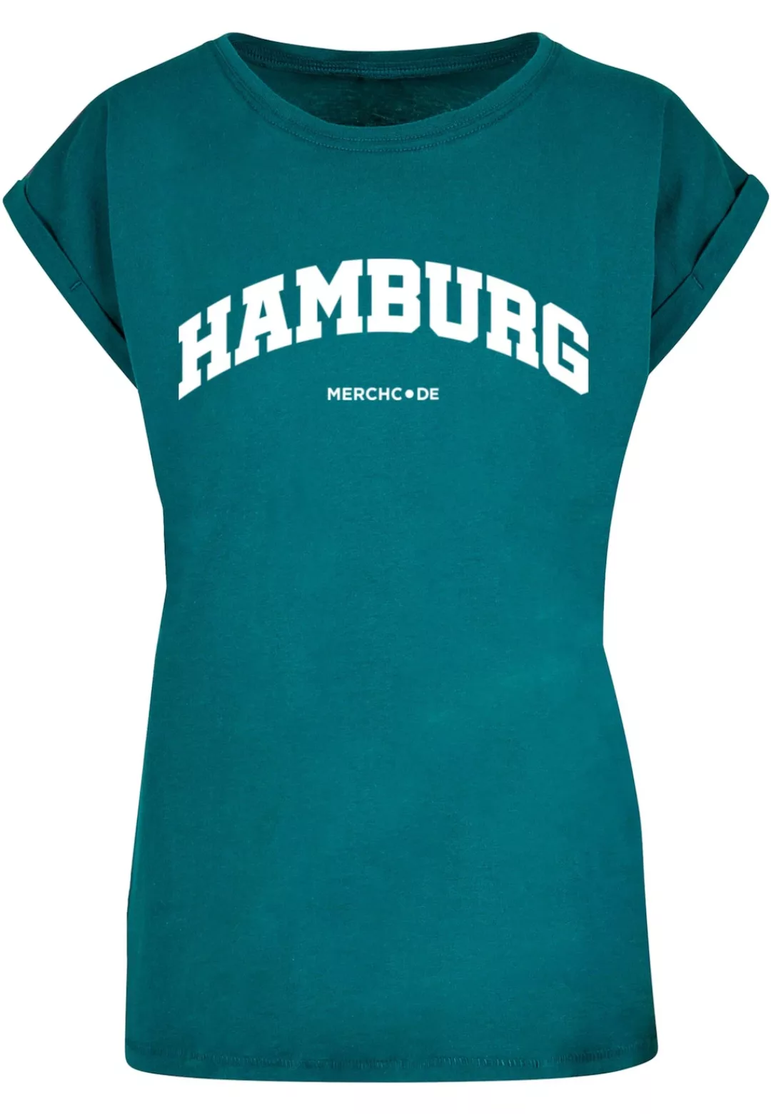 Merchcode T-Shirt "Merchcode Damen Ladies Hamburg Wording - T-Shirt" günstig online kaufen