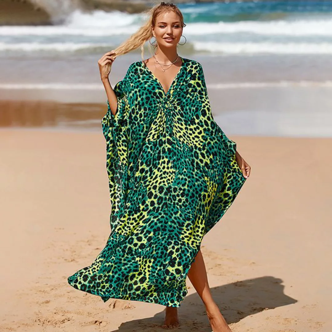 BlauWave Strandkleid Damen Bikini Cover Up Sommer Maxi Strandkleid Strand P günstig online kaufen