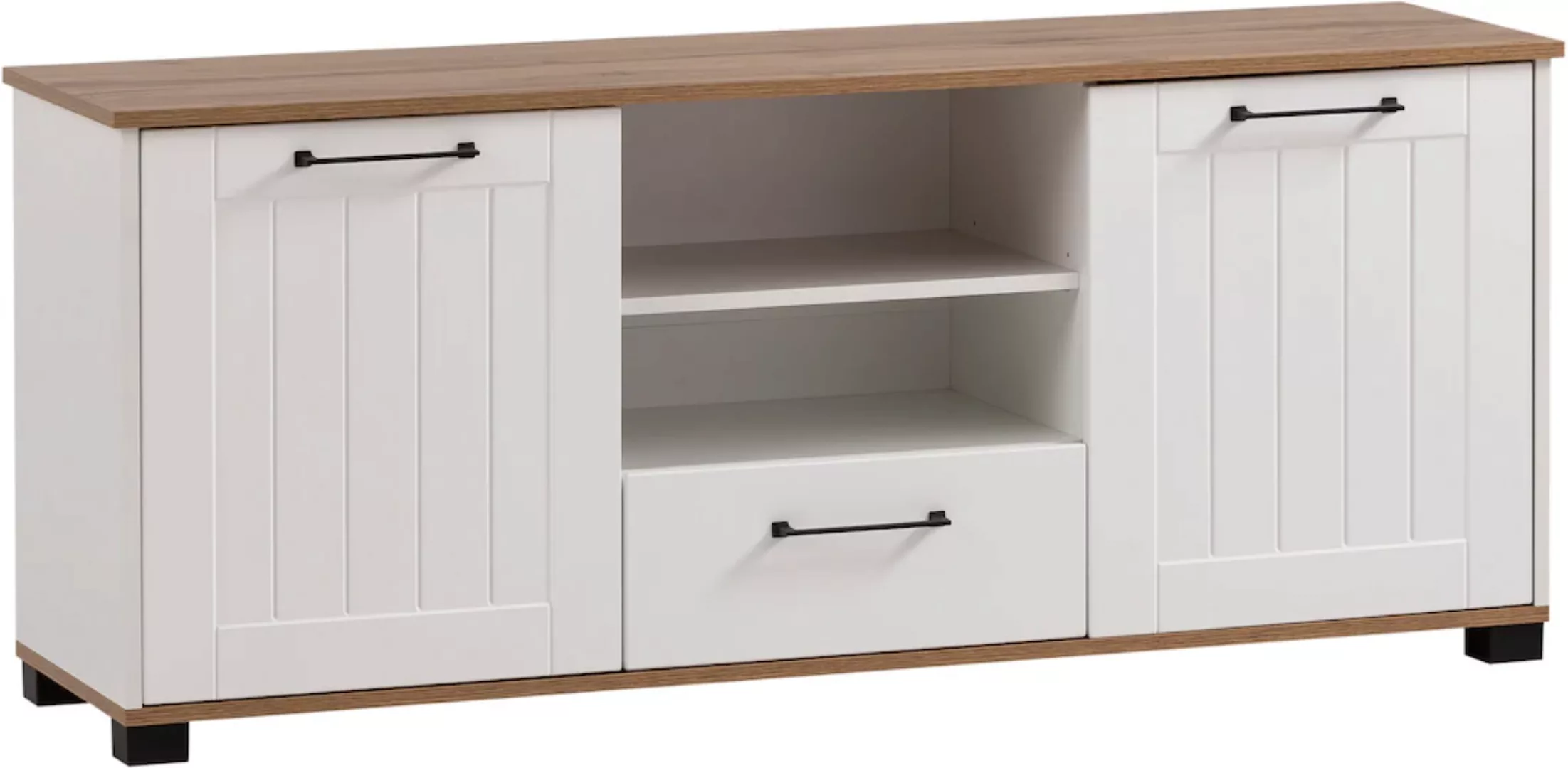 Schildmeyer TV-Schrank "Jelda, Breite 146 cm", Fronten in Landhausoptik, Ho günstig online kaufen