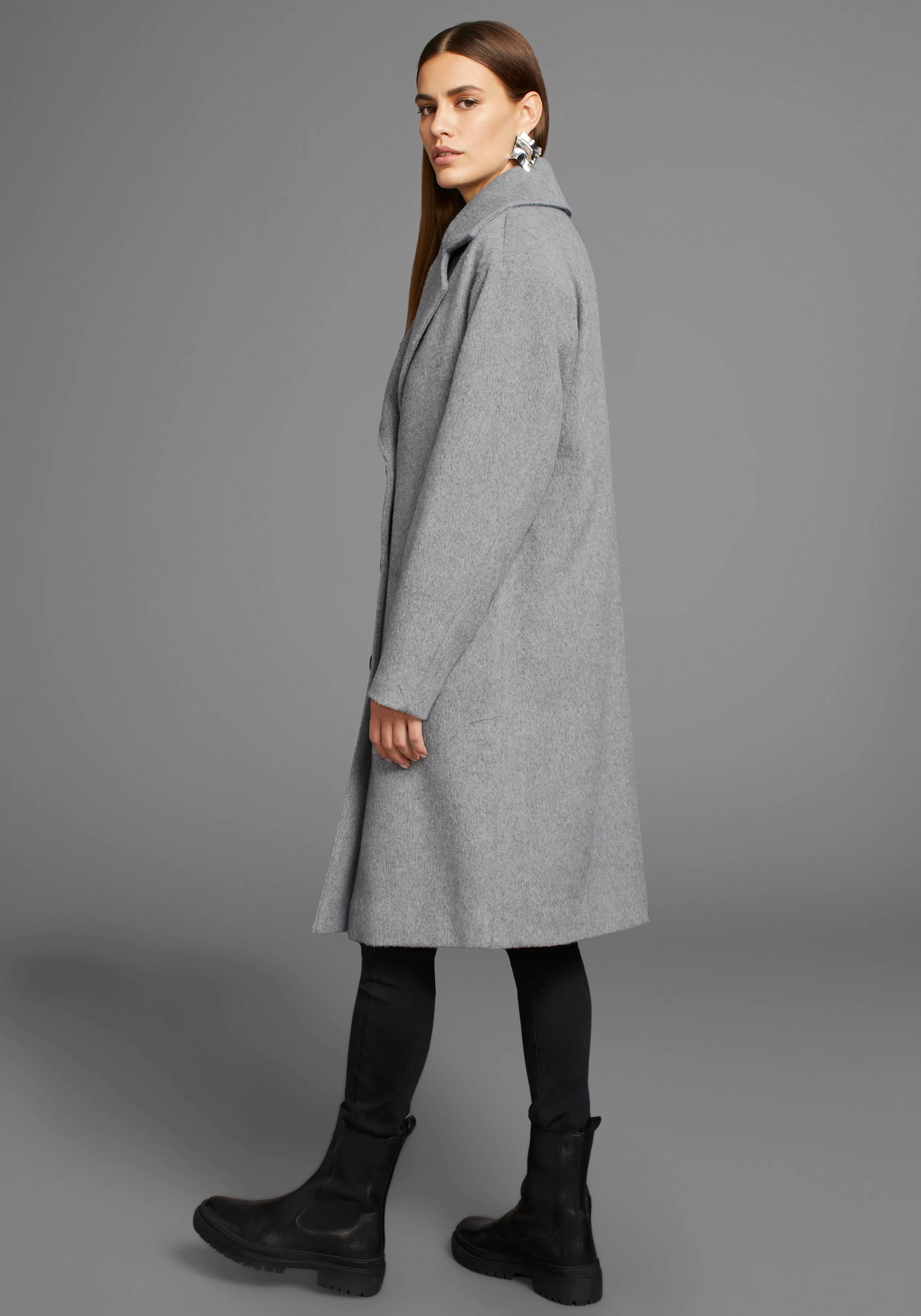 HECHTER PARIS Wollmantel in asymmetrischer Oversize-Form - NEUE KOLLEKTION günstig online kaufen