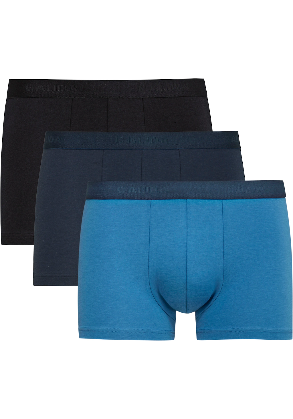 CALIDA Boxershorts "Natural Benefit", (3er Pack), mit formstabiler Single J günstig online kaufen