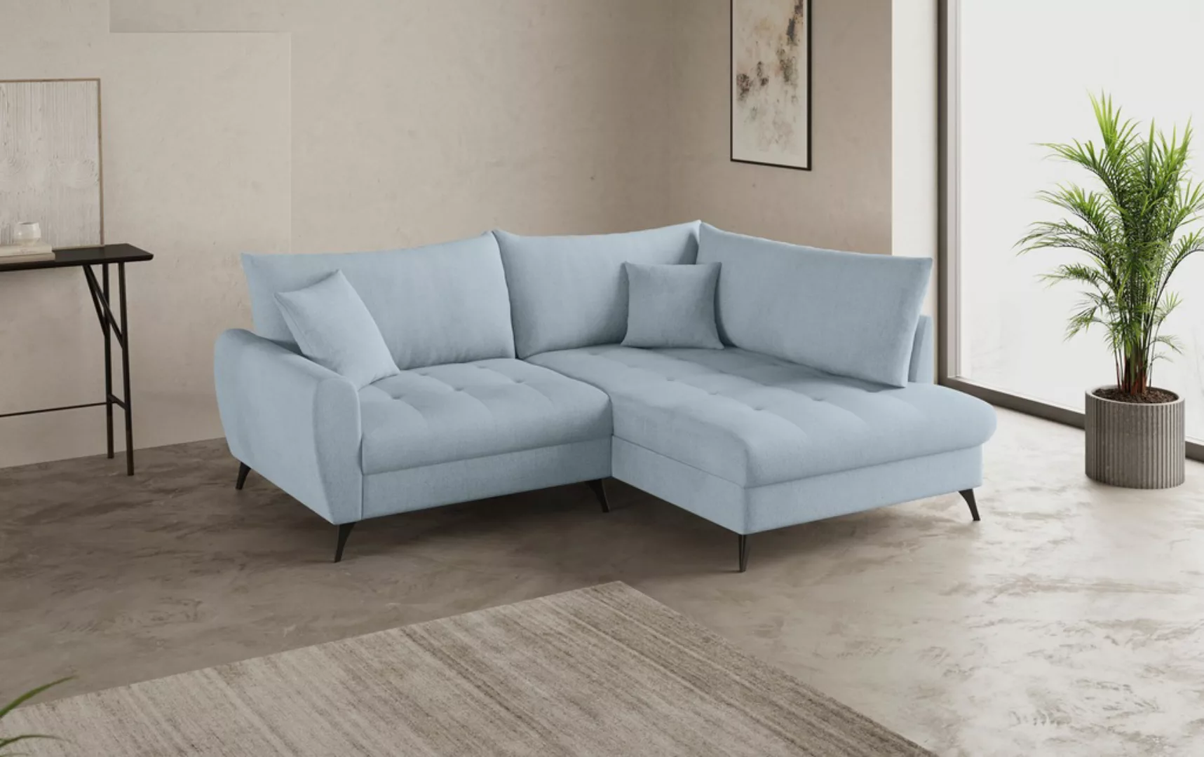 Mr. Couch Ecksofa "Blackburn II L-Form", Wahlweise mit Kaltschaumpolsterung günstig online kaufen
