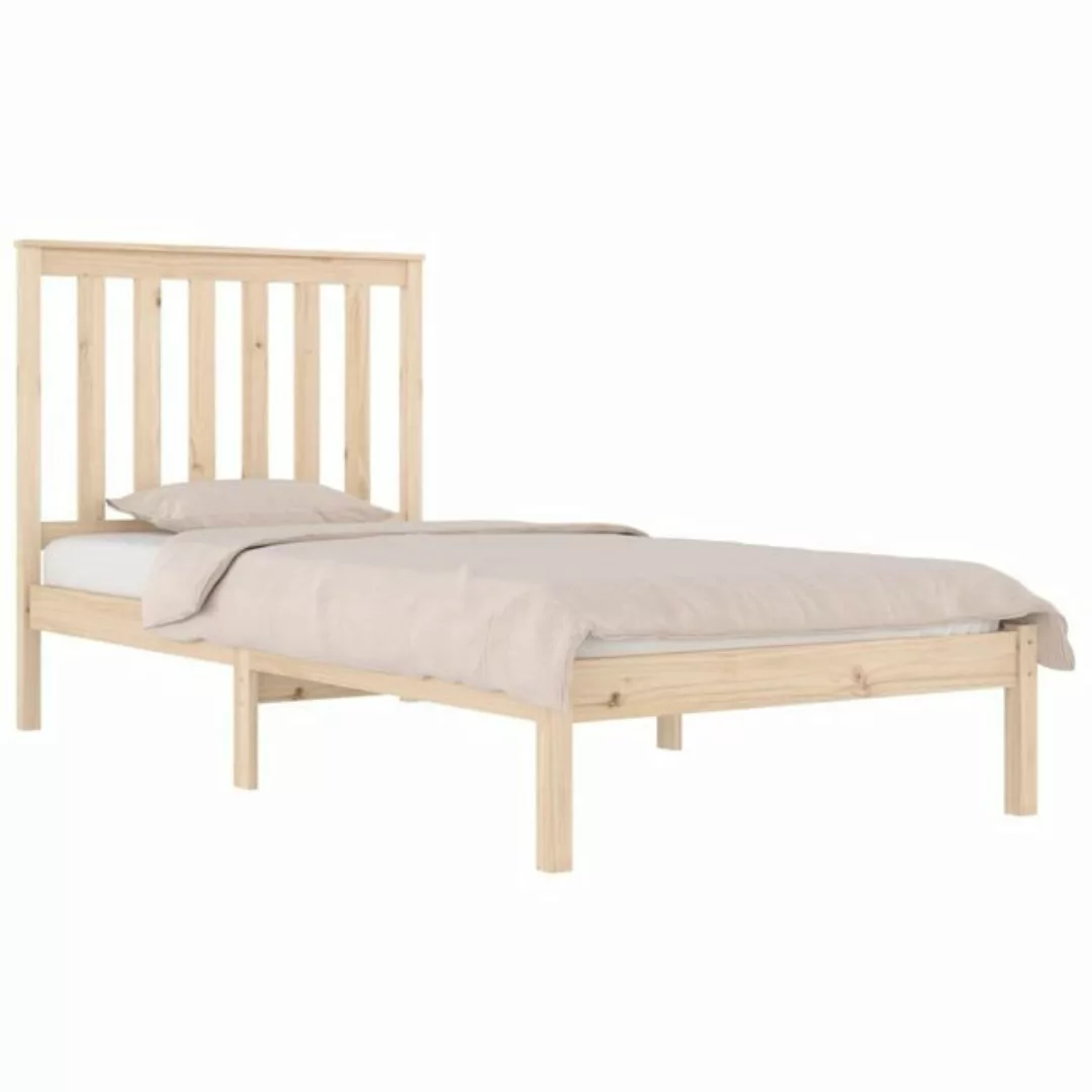 vidaXL Bett Massivholzbett Kiefer 75x190 cm günstig online kaufen