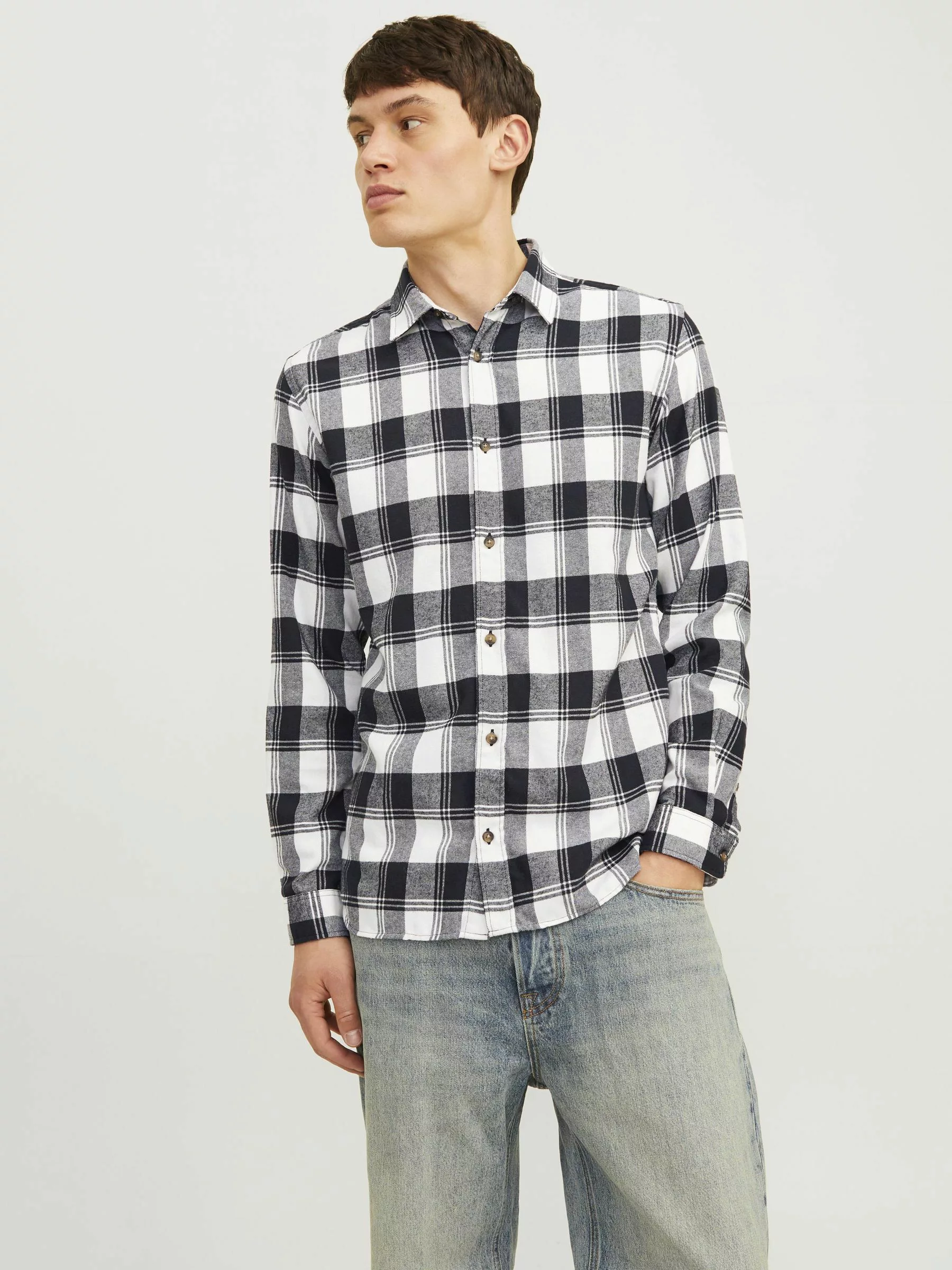 Jack & Jones Langarmhemd JJJOSHUA FALL BUFFALO SHIRT LS günstig online kaufen