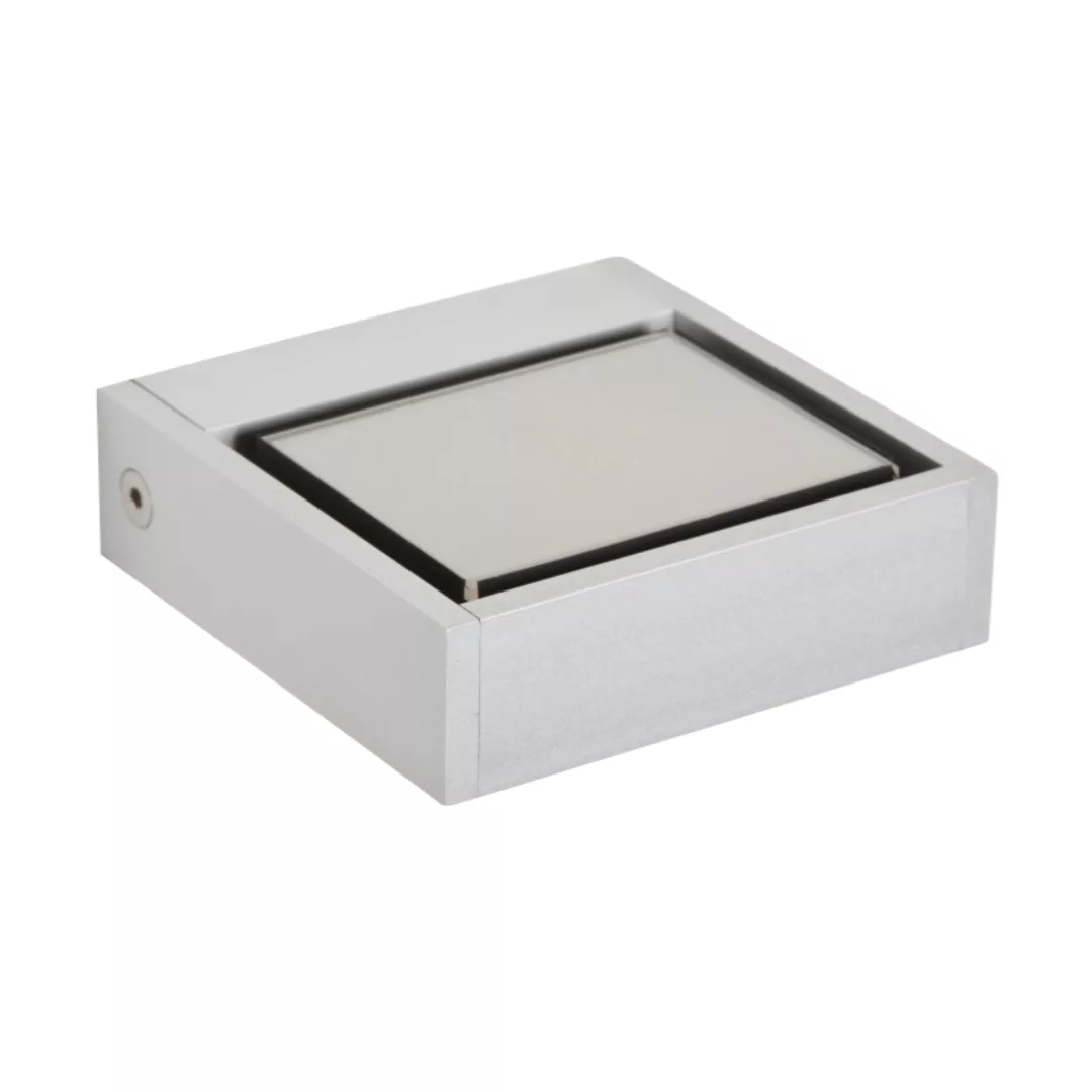 Serien - SML Wall Small - aluminium/eloxiert/8.5 cm/Glasabdeckung Opal günstig online kaufen