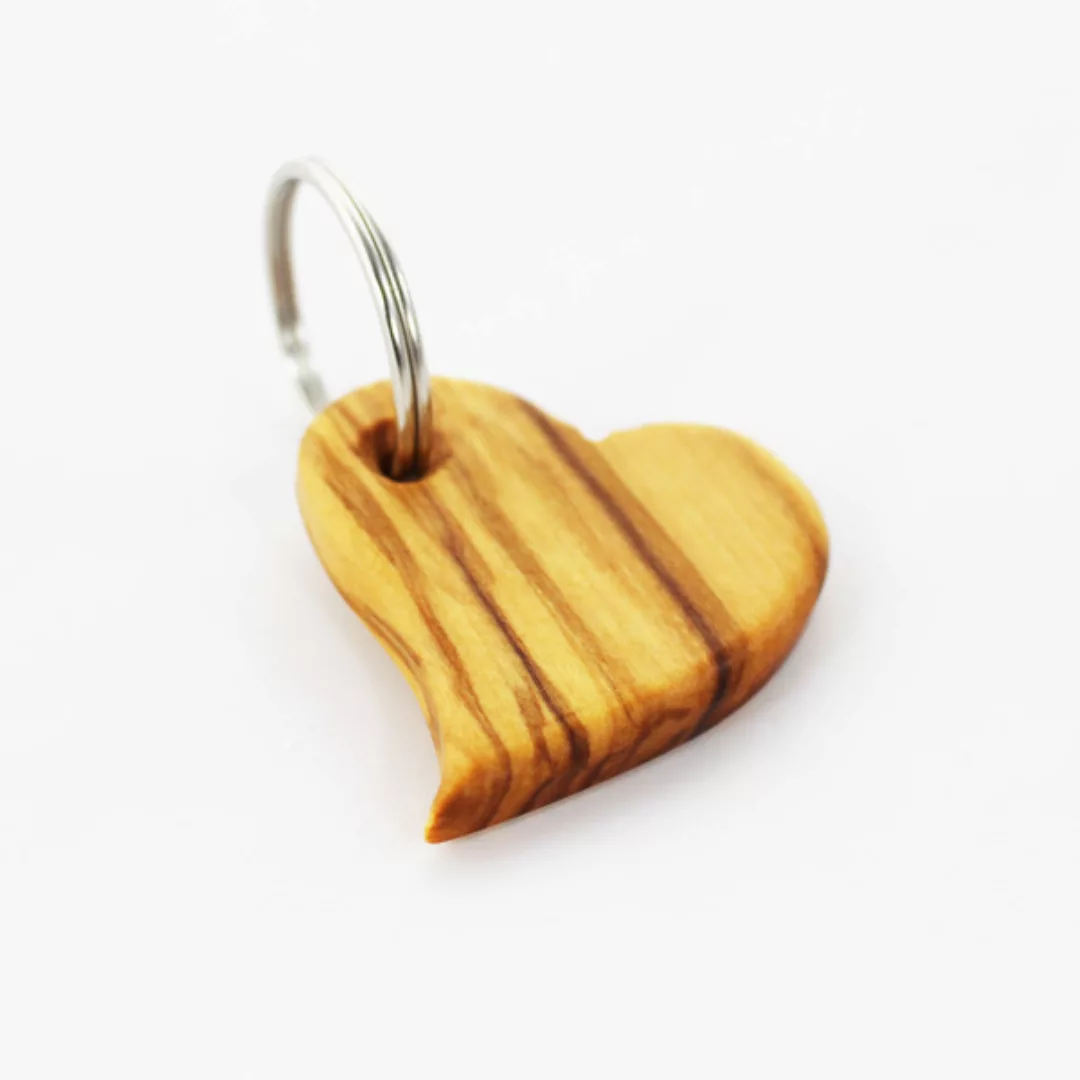 Schlüsselanhänger Aus Holz "Herz" günstig online kaufen