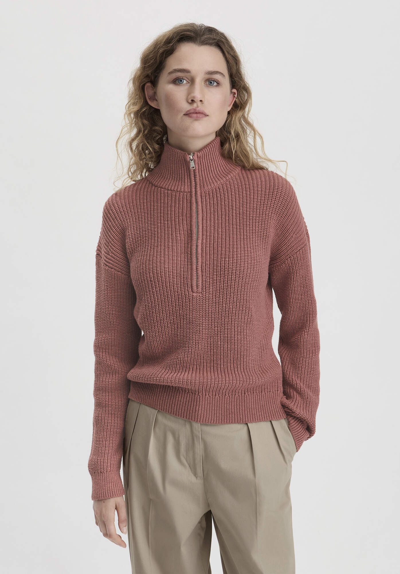Hessnatur Strickpullover aus reiner Bio-Baumwolle (1-tlg) günstig online kaufen
