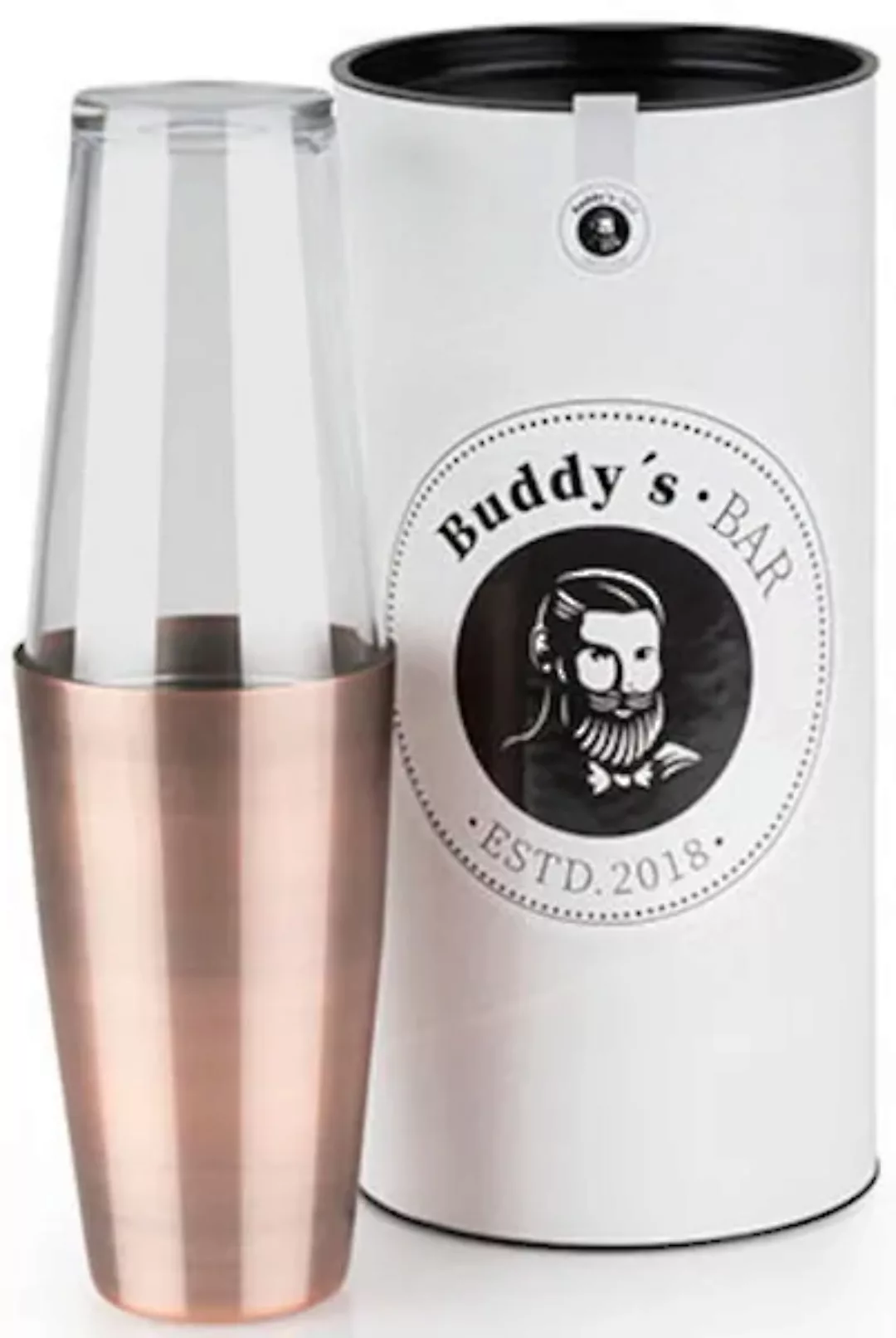Buddy's Cocktail Shaker »Buddy´s Bar - Boston«, 700 ml Becher + 400 ml Glas günstig online kaufen