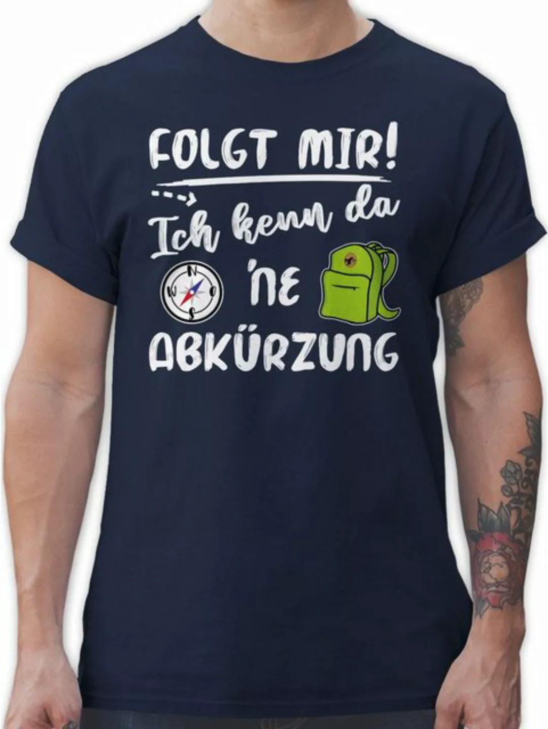 Shirtracer T-Shirt Folgt mir ich kenn da ne Abkürzung Hobby Outfit günstig online kaufen