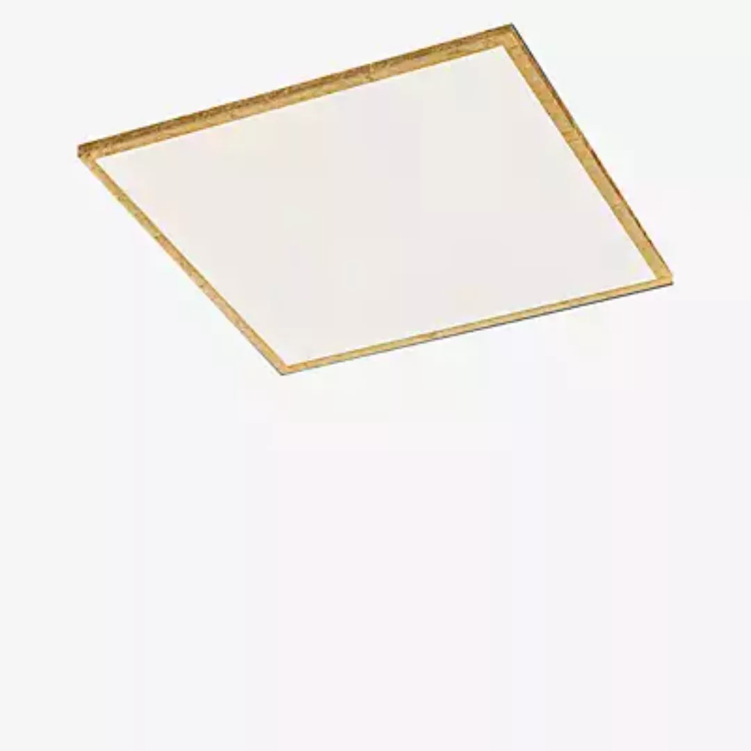 LED Deckenleuchte Rack in Blattgold 20W 1800lm eckig günstig online kaufen