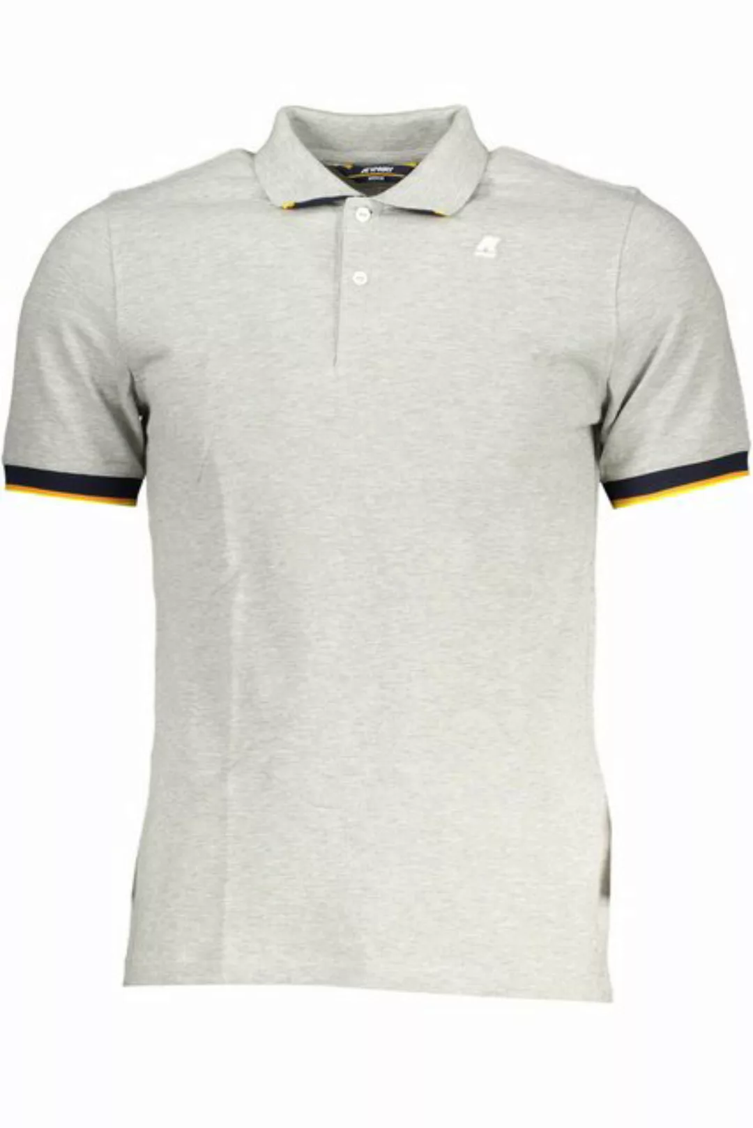 K-Way Poloshirt Herren Kurzarm-Poloshirt in Grau mit günstig online kaufen