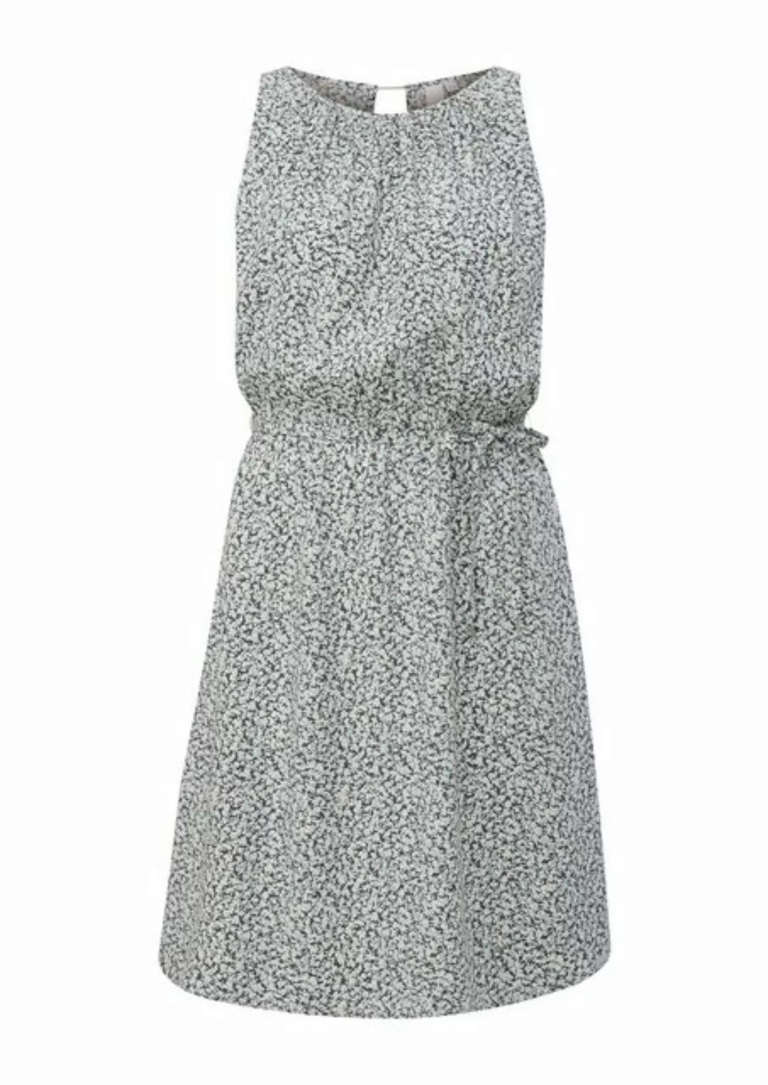 QS Minikleid Ärmelloses Kleid mit Cut-out Cut Out, Bindegürtel, Gummizug günstig online kaufen