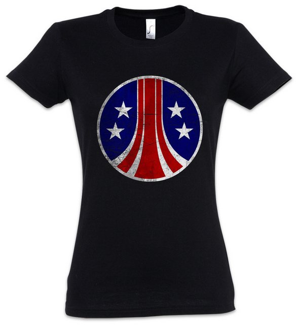 Urban Backwoods Print-Shirt USCM United States Colonial Marines Logo Damen günstig online kaufen