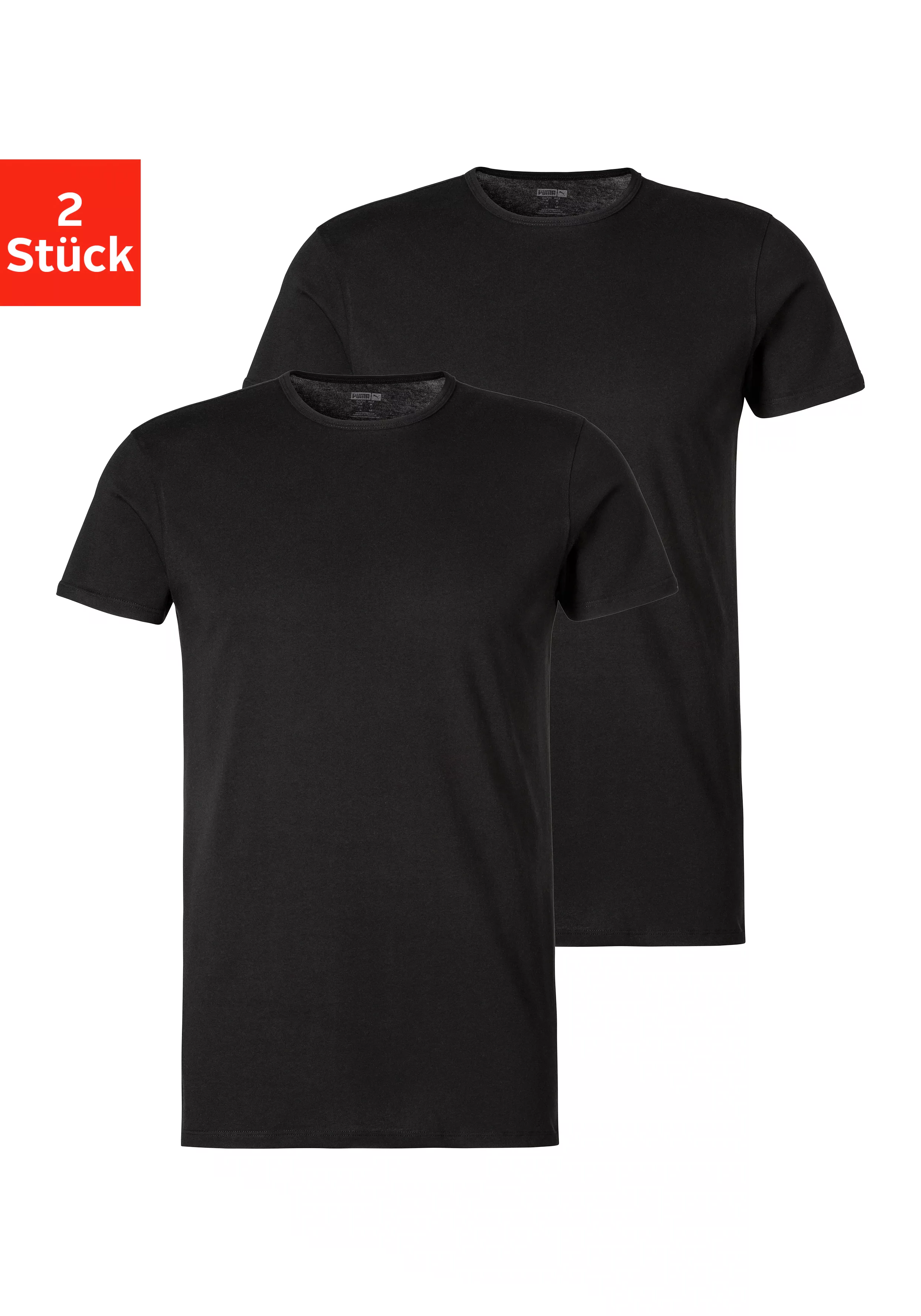 Puma 2-er Set V-Neck T-Shirts Weiß günstig online kaufen